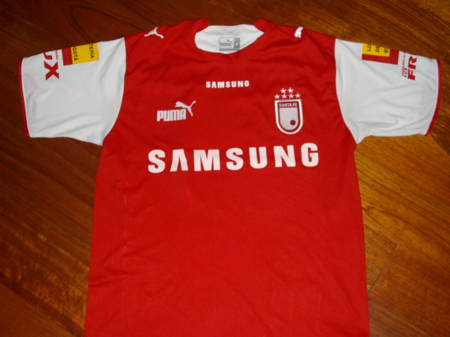 maillot équipe de independiente santa fe domicile 2006 rétro