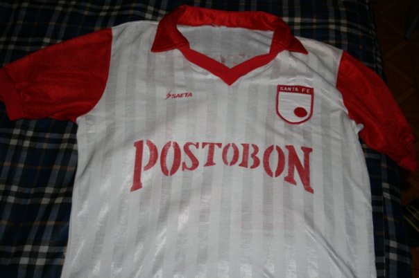 maillot équipe de independiente santa fe exterieur 1985 rétro