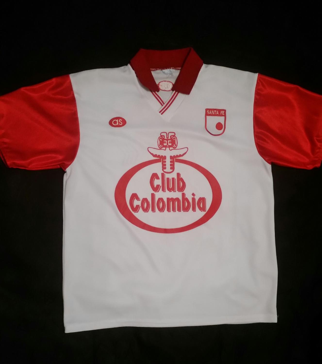 maillot équipe de independiente santa fe exterieur 1991 rétro