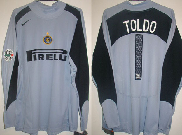 maillot équipe de inter milan gardien 2004-2005 pas cher