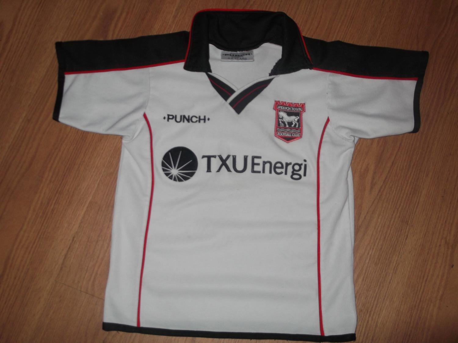 maillot équipe de ipswich town exterieur 2000-2001 rétro