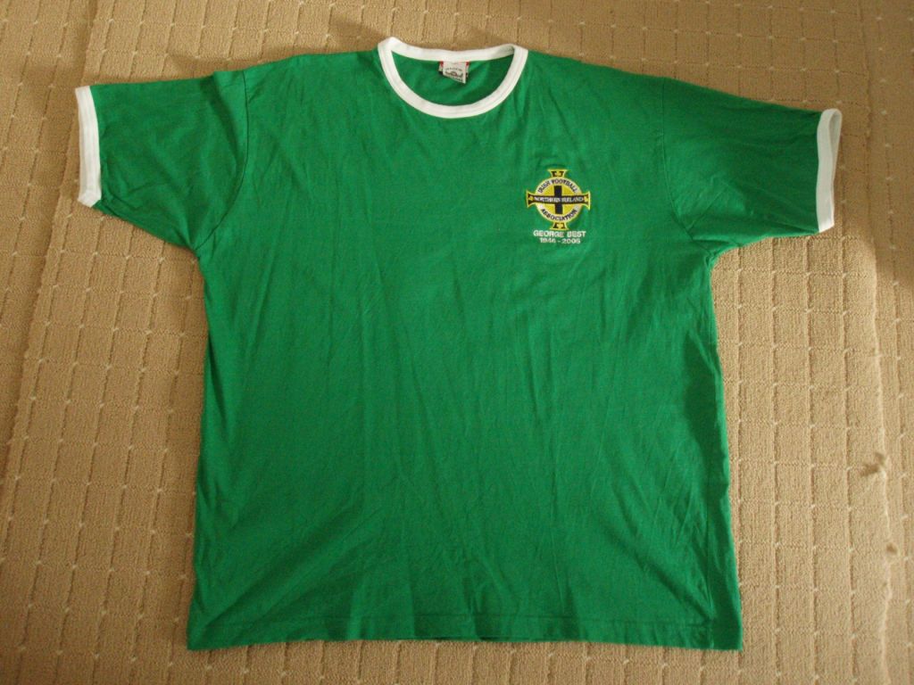 maillot équipe de irlande du nord particulier 1970-1971 pas cher