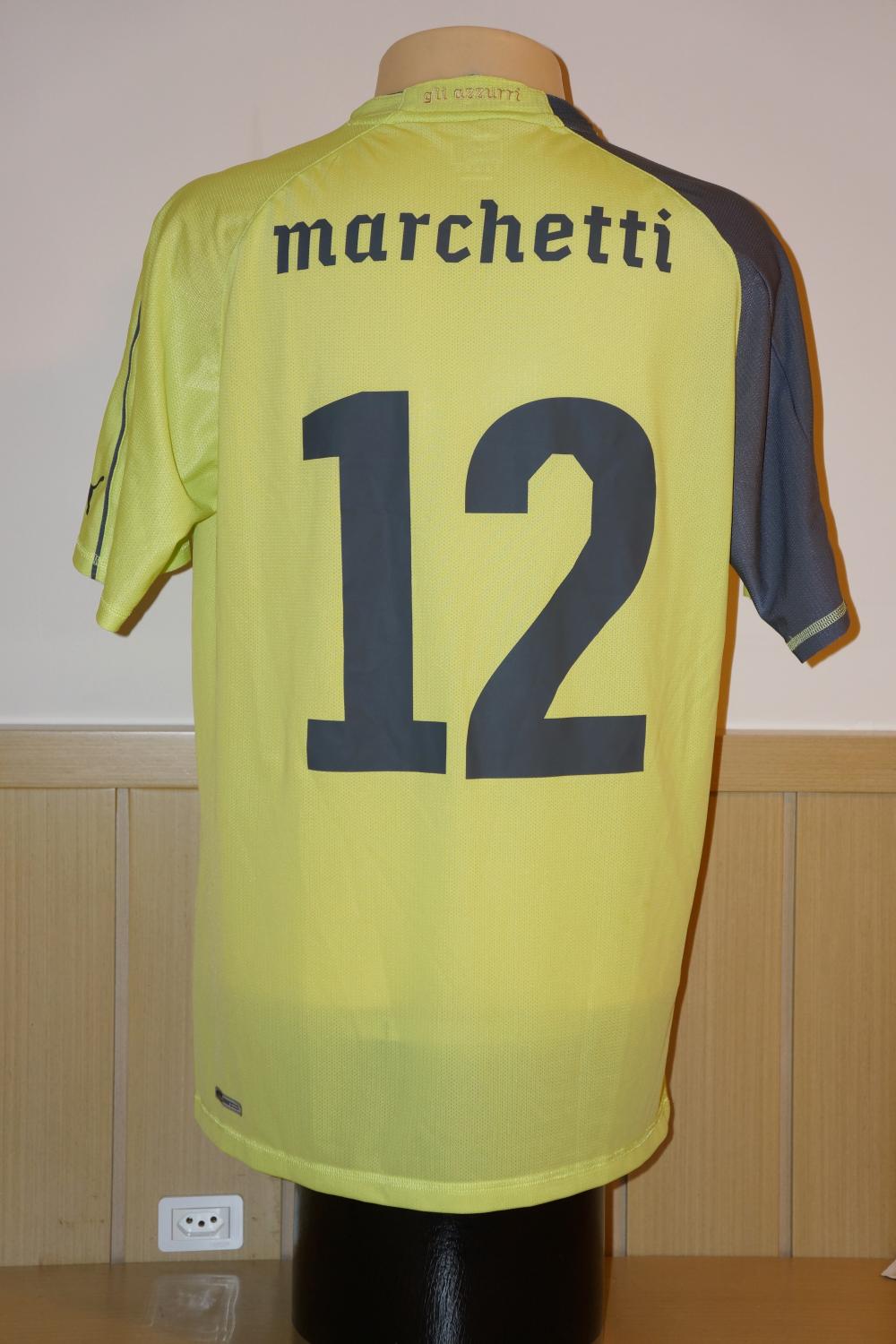 maillot équipe de italie gardien 2010-2011 rétro