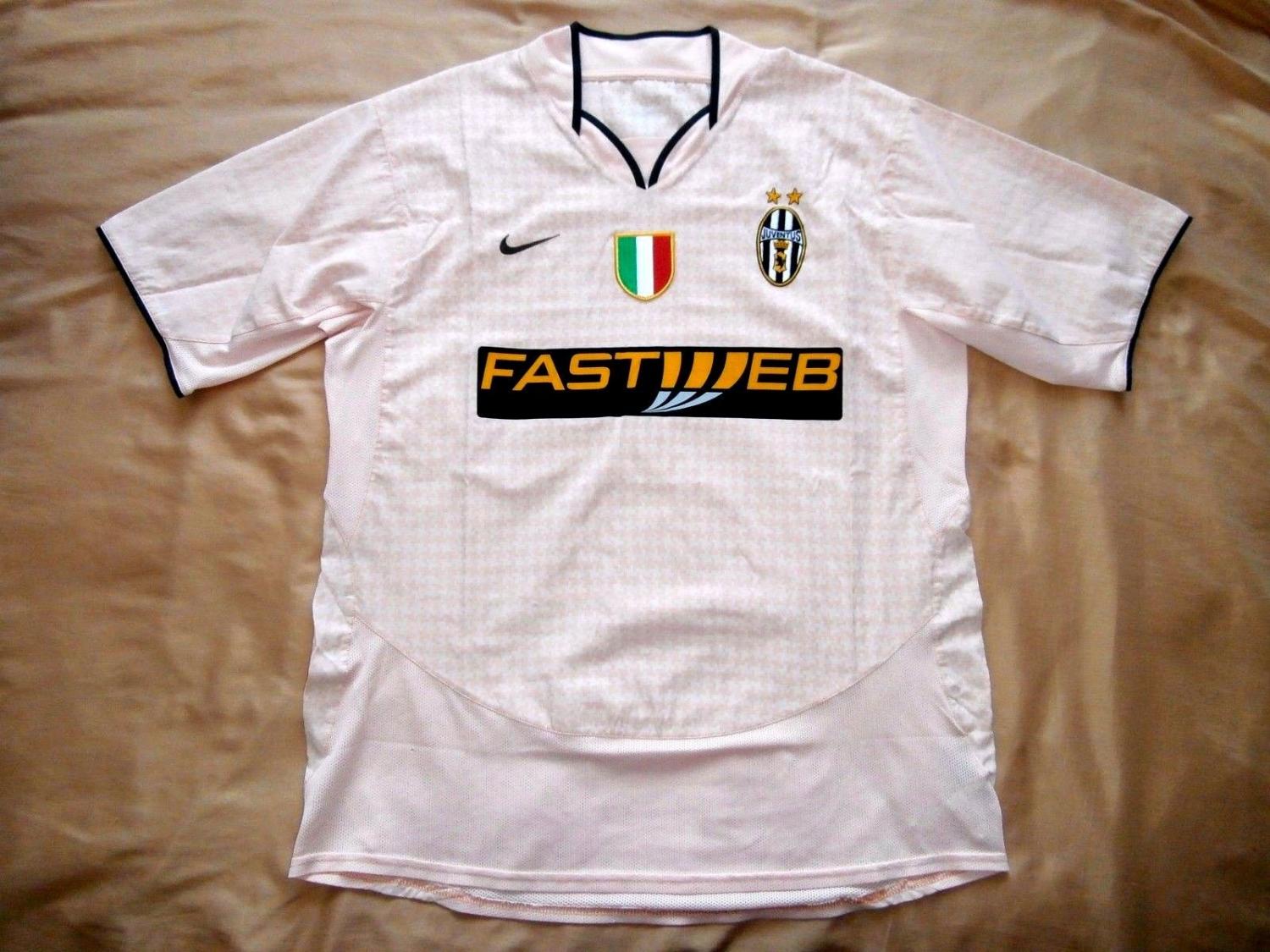 maillot équipe de juventus fc exterieur 2003-2004 rétro