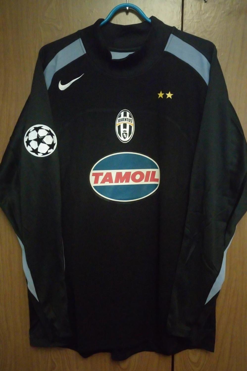 maillot équipe de juventus fc gardien 2004-2005 rétro