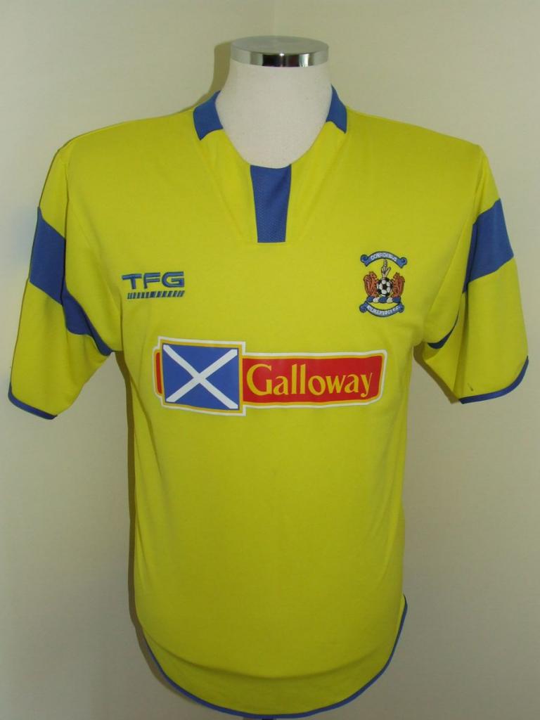 maillot équipe de kilmarnock fc exterieur 2006-2007 rétro