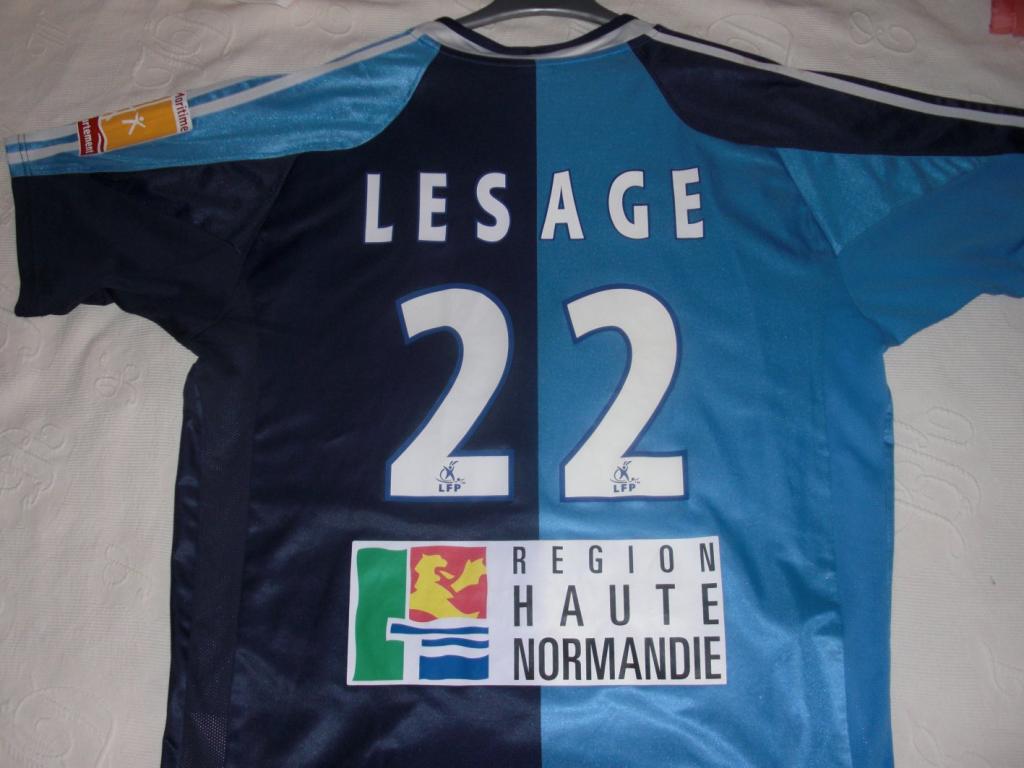 maillot équipe de le havre ac domicile 2006-2007 rétro