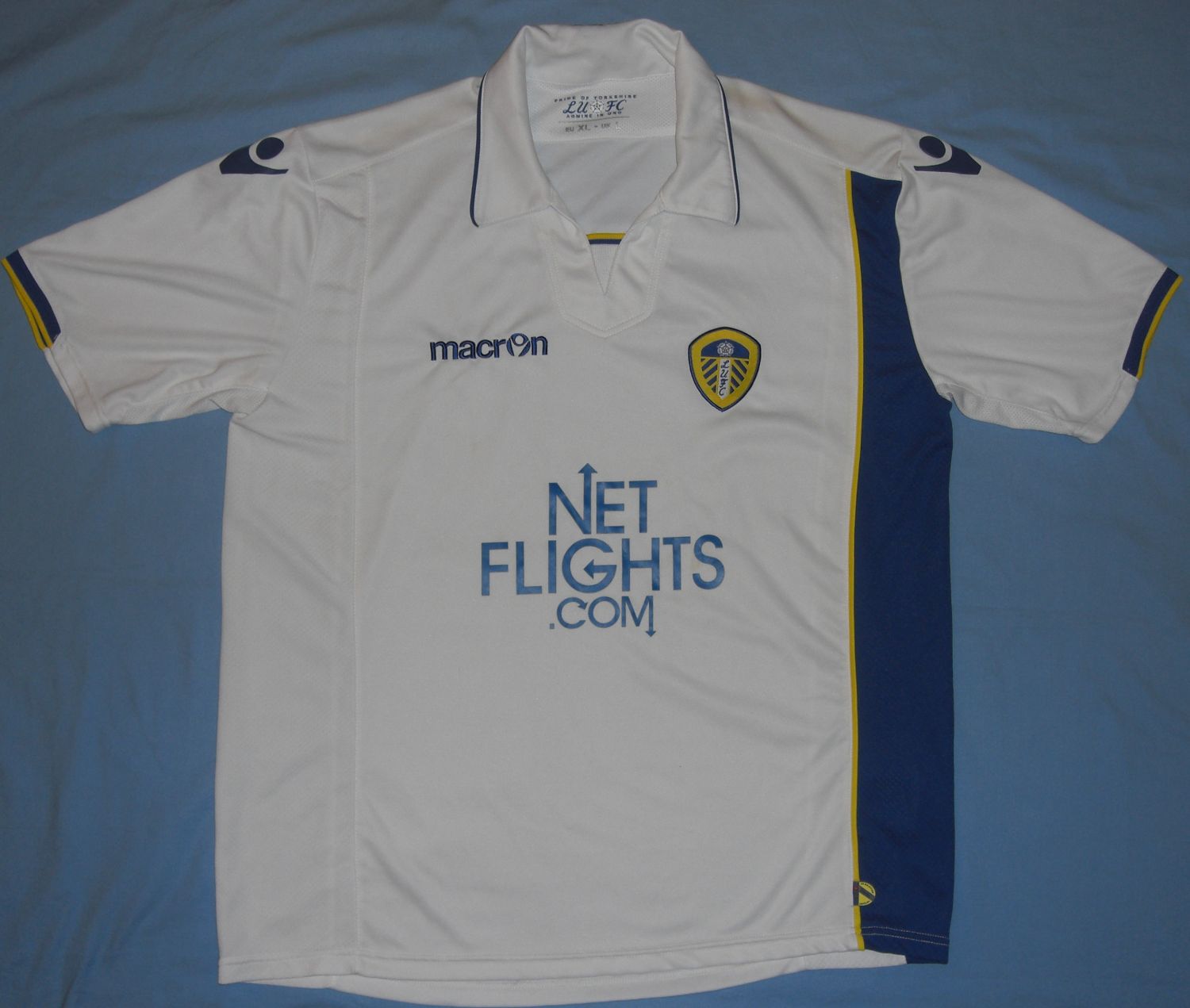 maillot équipe de leeds united domicile 2009-2010 rétro