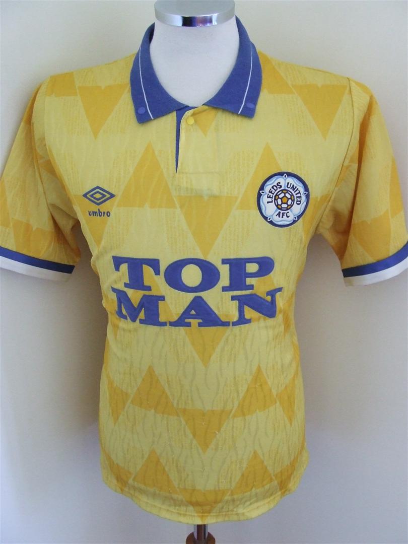 maillot équipe de leeds united exterieur 1990-1991 pas cher