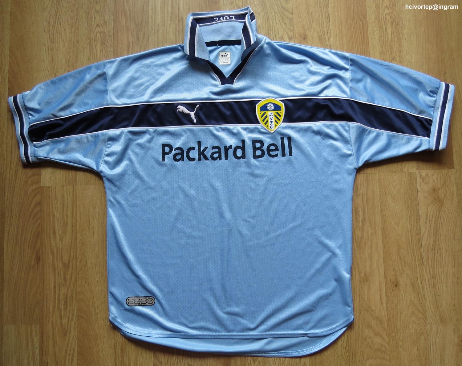 maillot équipe de leeds united exterieur 1999-2000 pas cher