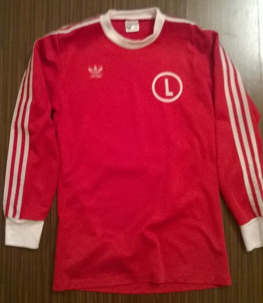 maillot équipe de legia varsovie exterieur 1977-1982 pas cher