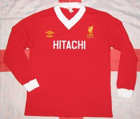 maillot équipe de liverpool fc domicile 1979-1982 rétro