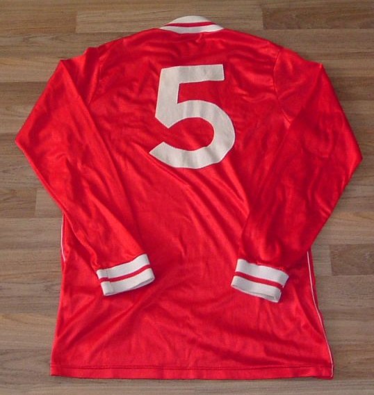 maillot équipe de liverpool fc domicile 1982-1985 rétro