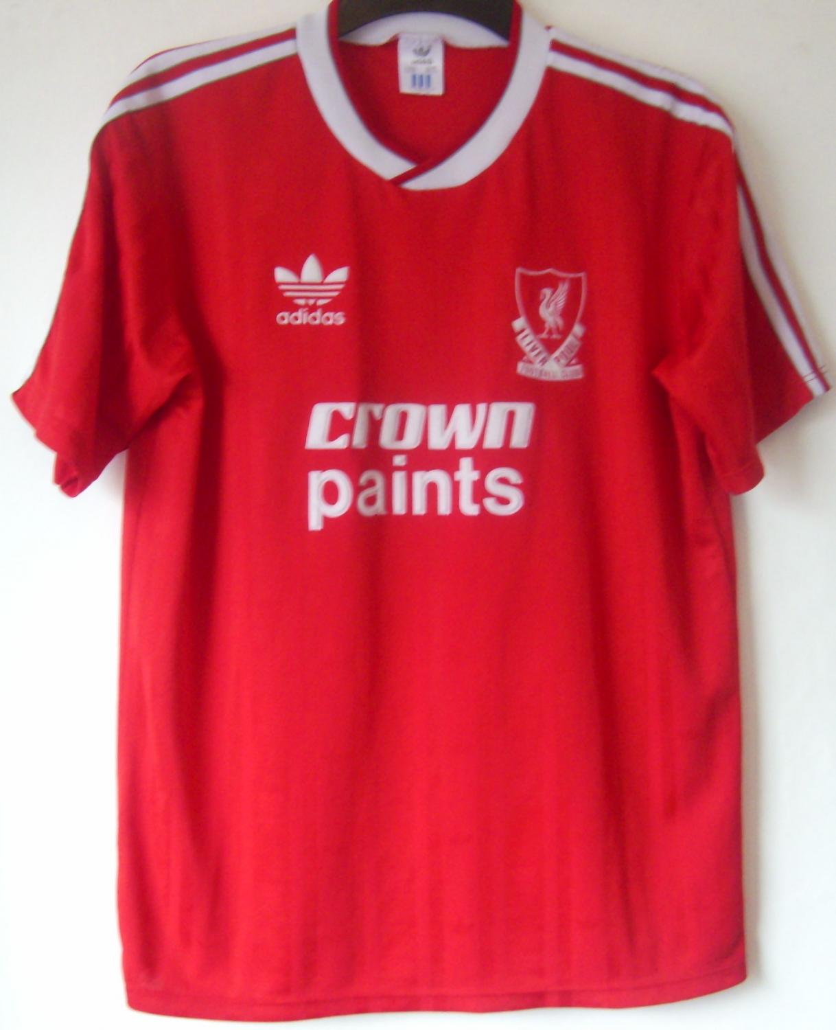 maillot équipe de liverpool fc domicile 1987-1988 pas cher