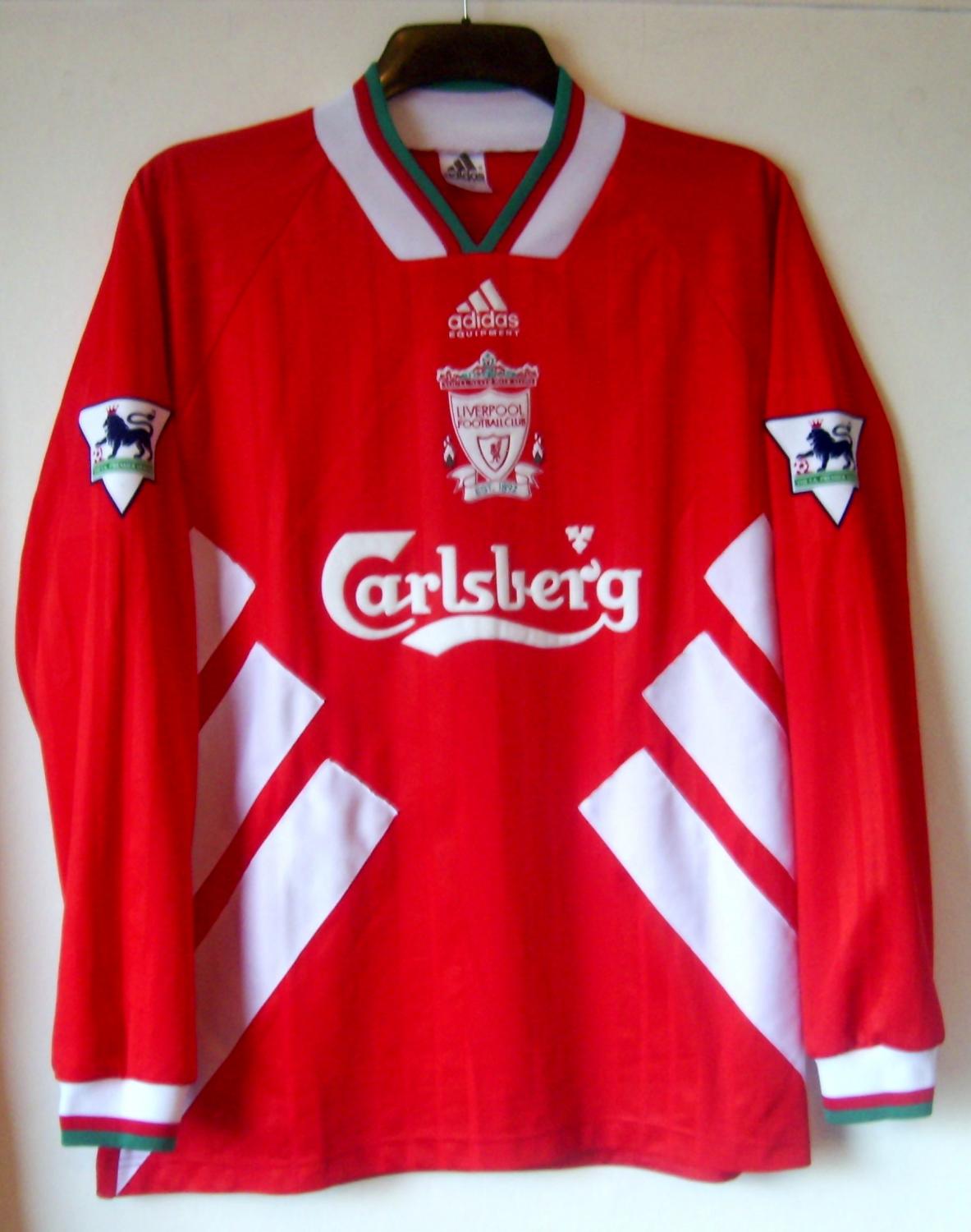 maillot équipe de liverpool fc domicile 1993-1995 pas cher