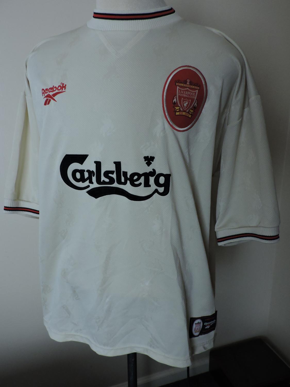 maillot équipe de liverpool fc exterieur 1996-1997 pas cher