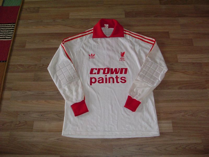 maillot équipe de liverpool fc gardien 1986-1987 pas cher