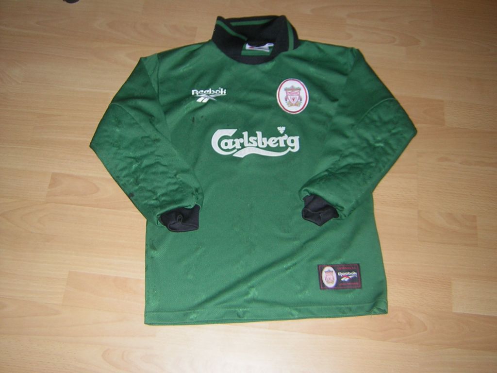 maillot équipe de liverpool fc gardien 1996-1998 pas cher