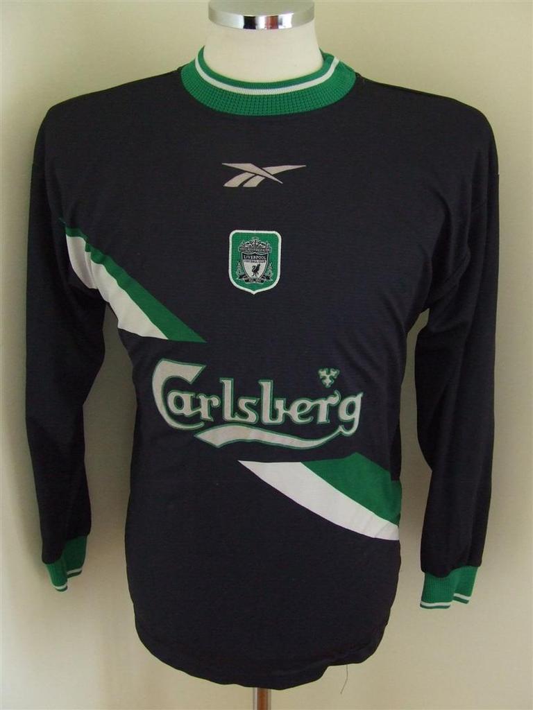 maillot équipe de liverpool fc gardien 1999-2000 pas cher