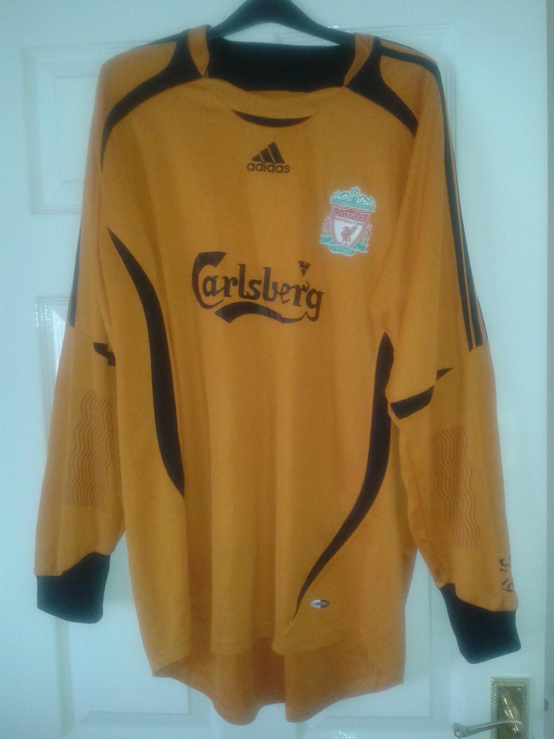 maillot équipe de liverpool fc gardien 2006-2007 pas cher