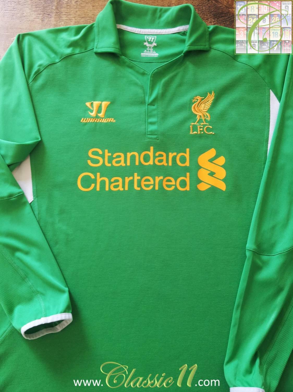 maillot équipe de liverpool fc gardien 2012-2013 pas cher