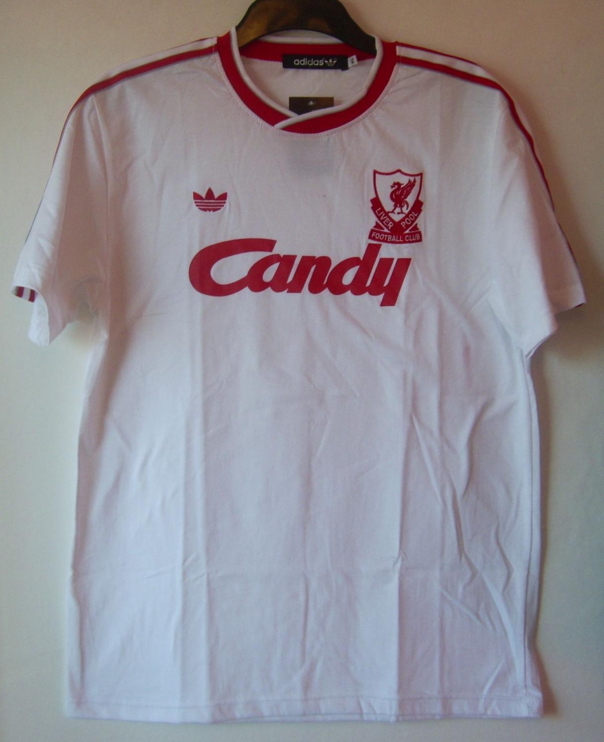 maillot équipe de liverpool fc réplique 1988-1989 pas cher