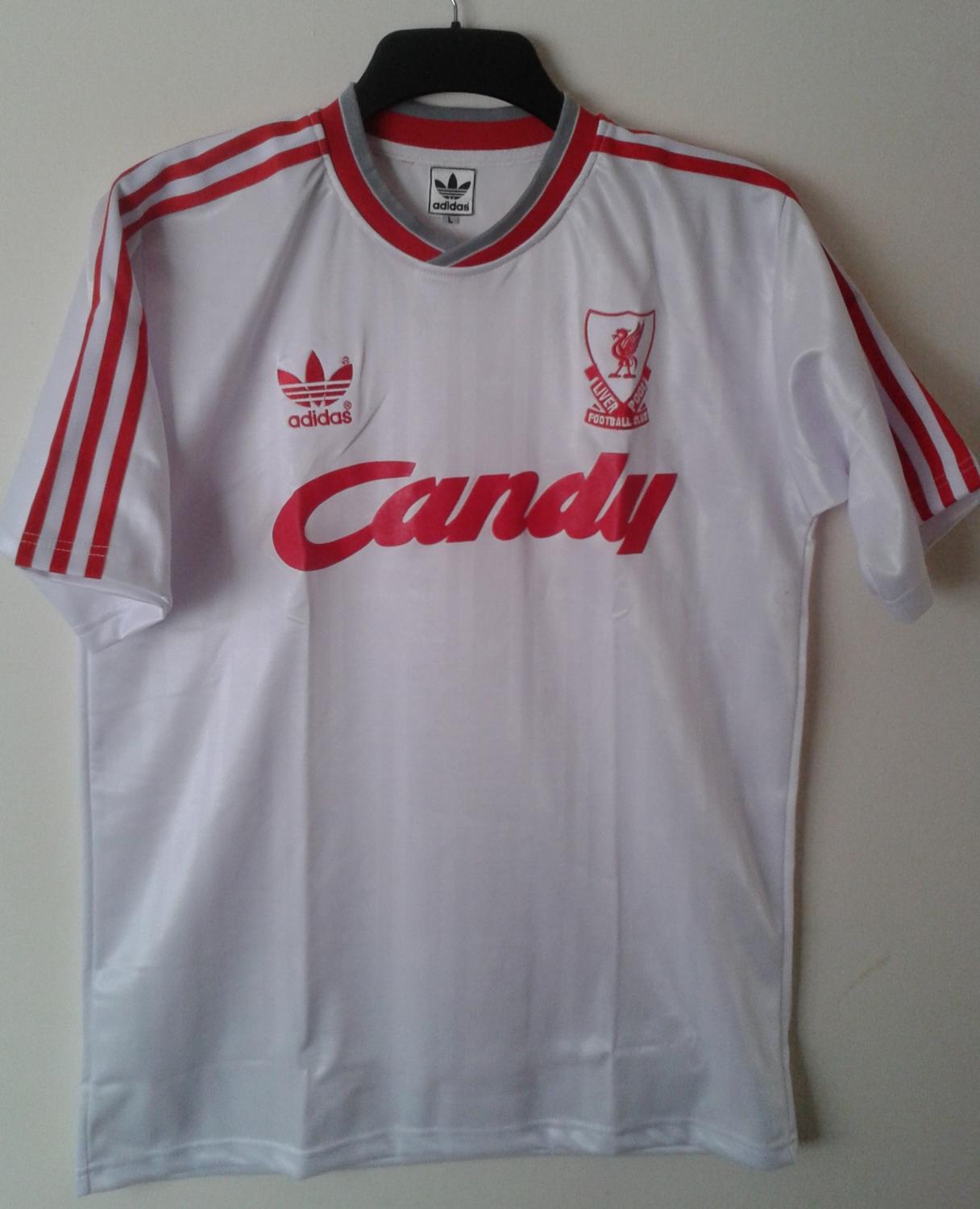 maillot équipe de liverpool fc réplique 1989-1991 pas cher