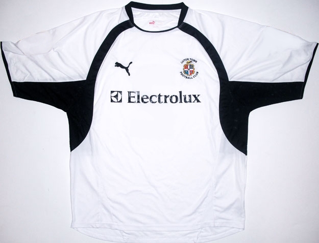 maillot équipe de luton town domicile 2007-2008 rétro