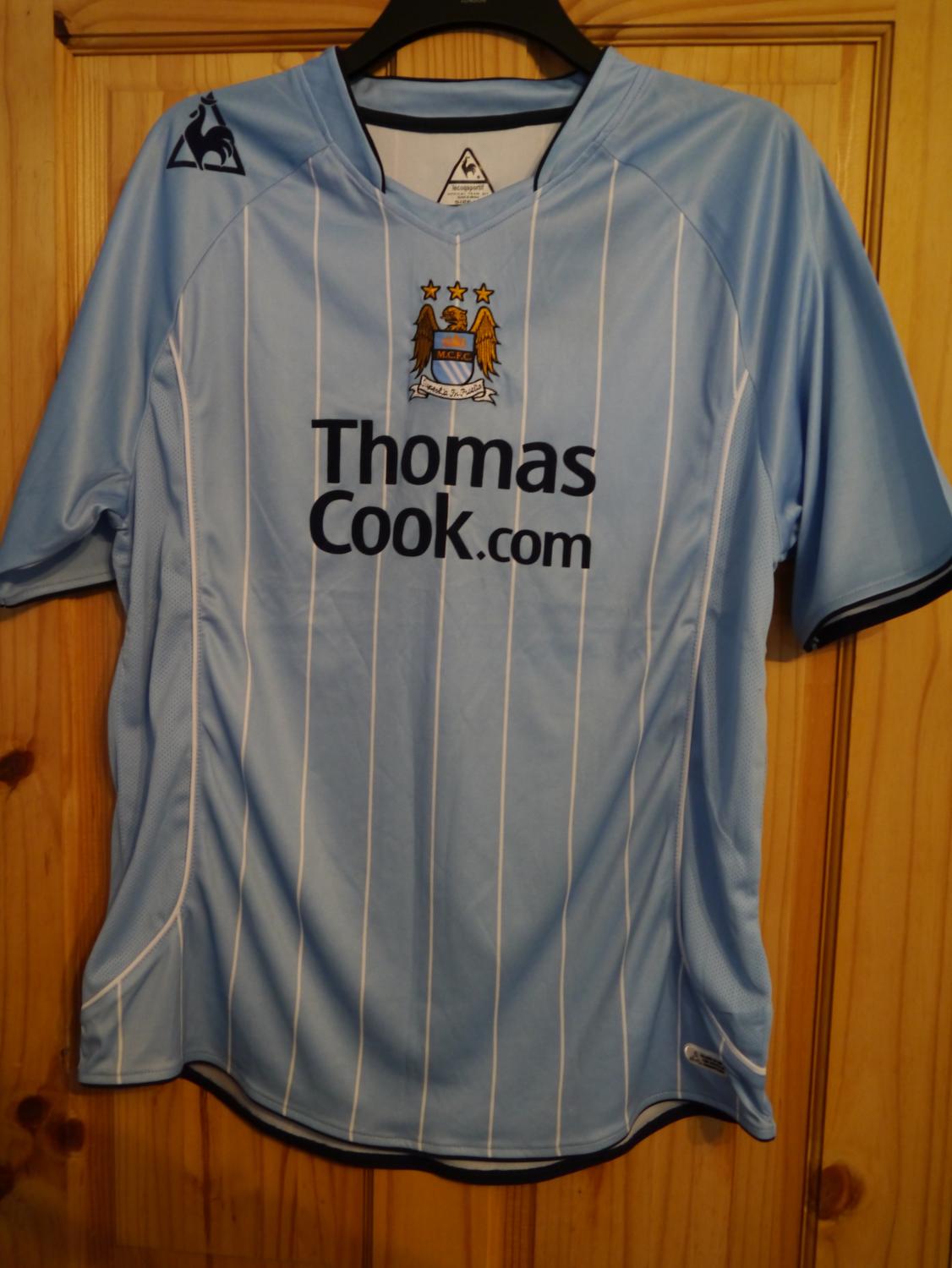 maillot équipe de manchester city domicile 2007-2008 rétro