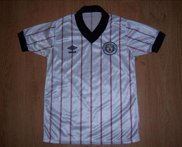 maillot équipe de manchester city exterieur 1982-1984 pas cher