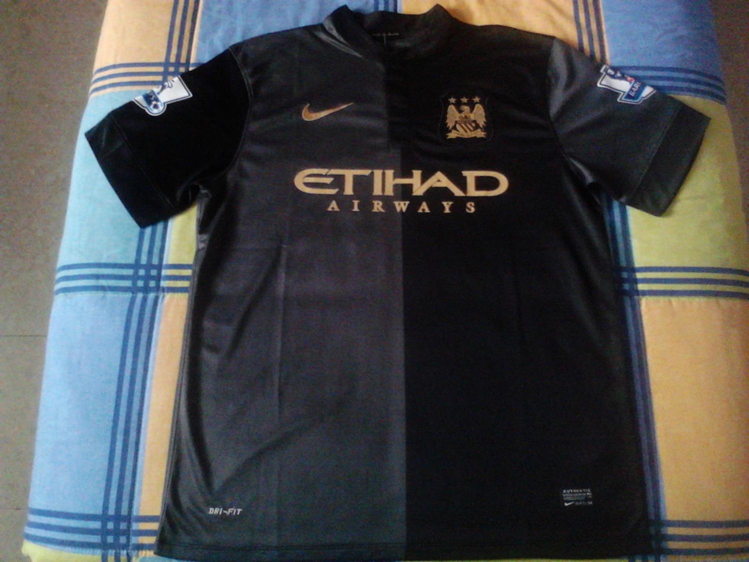 maillot équipe de manchester city exterieur 2013-2014 rétro