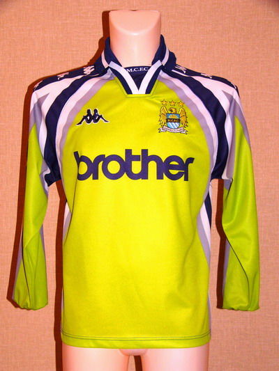 maillot équipe de manchester city gardien 1997-1998 pas cher