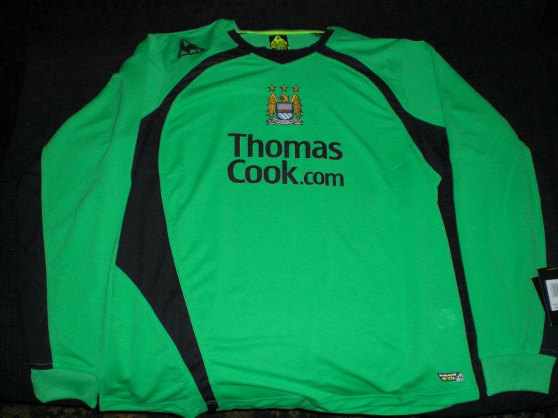 maillot équipe de manchester city gardien 2008-2009 rétro