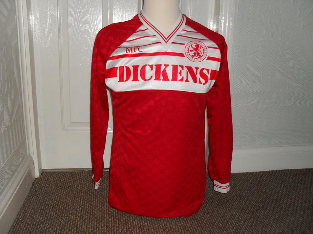 maillot équipe de middlesbrough domicile 1987-1988 pas cher