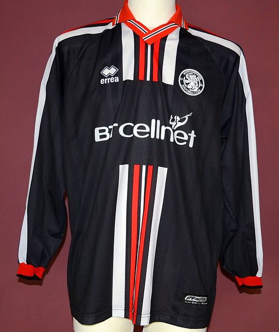 maillot équipe de middlesbrough exterieur 2000-2001 pas cher