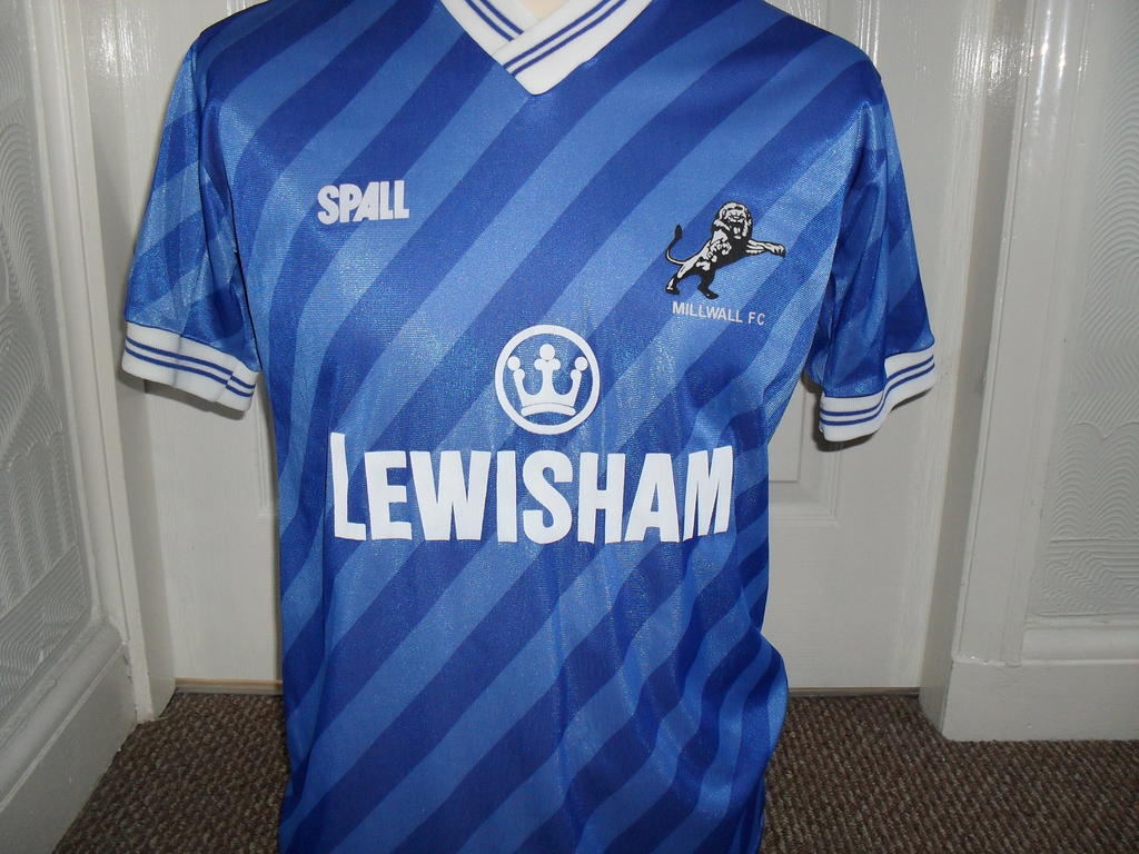 maillot équipe de millwall fc domicile 1987-1989 pas cher