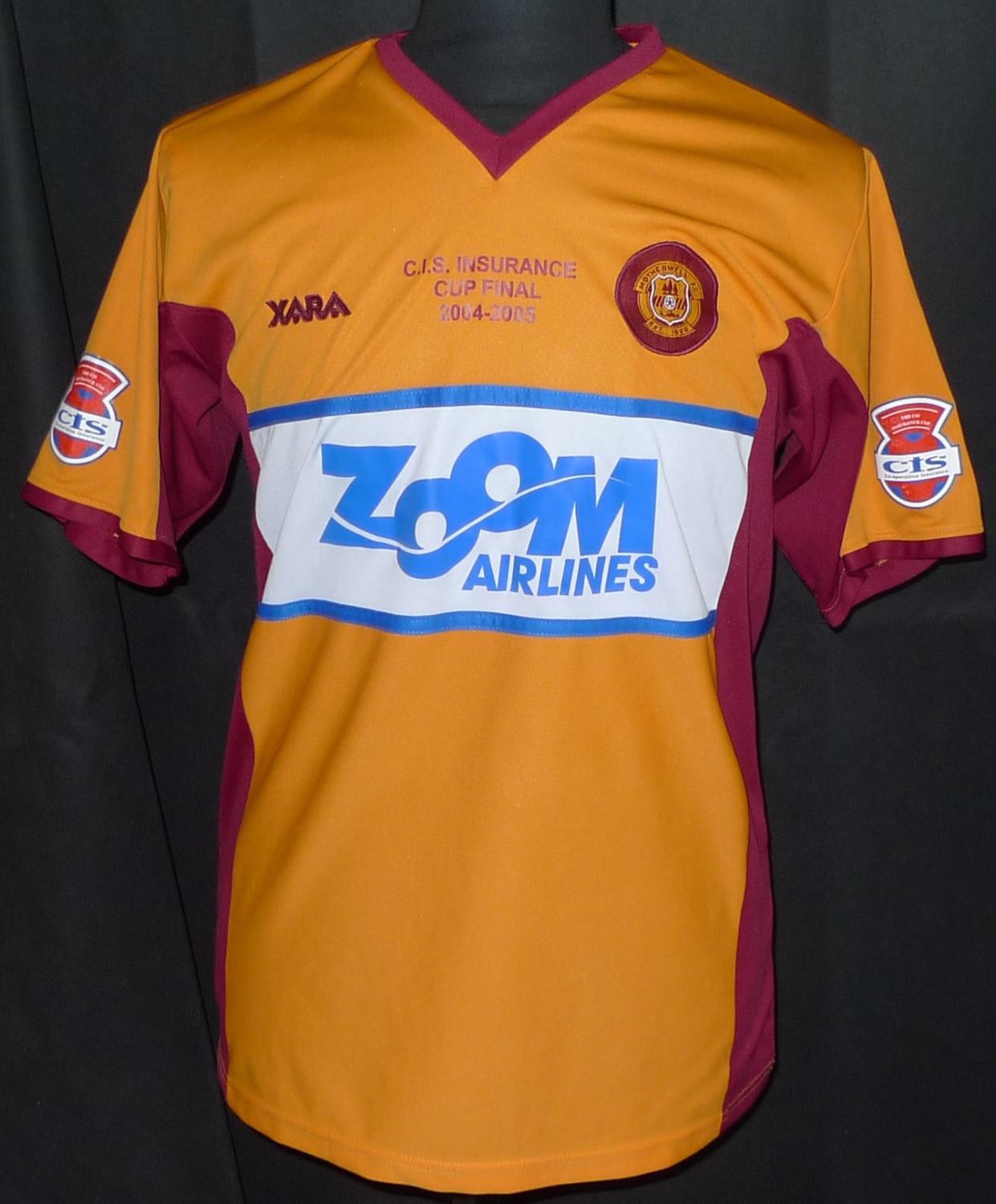 maillot équipe de motherwell fc domicile 2004-2006 pas cher