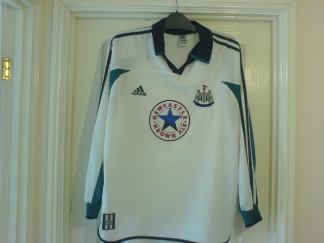 maillot équipe de newcastle united exterieur 1999-2000 rétro