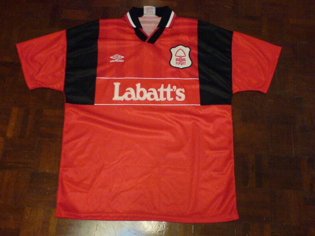 maillot équipe de nottingham forest réplique 1995-1996 pas cher