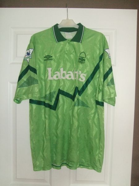 maillot équipe de nottingham forest third 1992-1993 pas cher