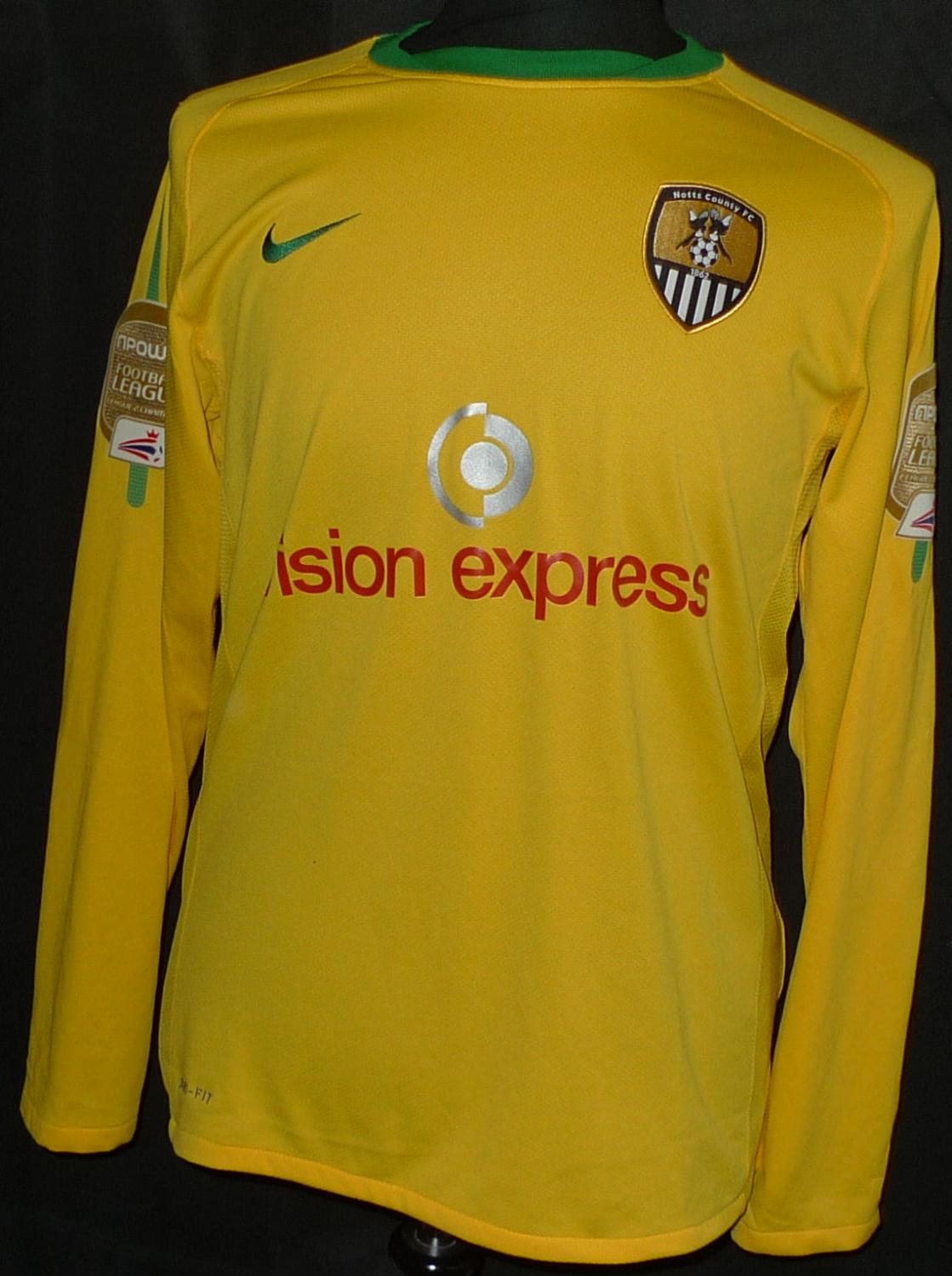 maillot équipe de notts county exterieur 2010-2011 pas cher