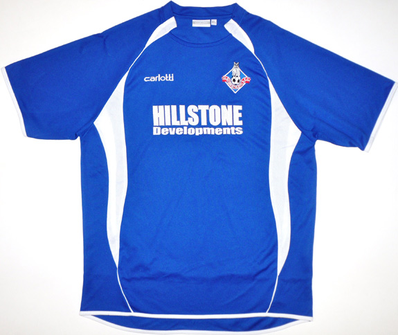 maillot équipe de oldham athletic afc domicile 2007-2008 rétro