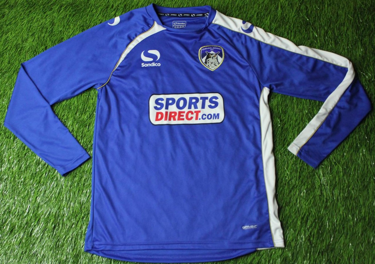 maillot équipe de oldham athletic afc domicile 2014-2015 rétro