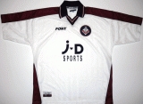 maillot équipe de oldham athletic afc exterieur 1997-1998 rétro