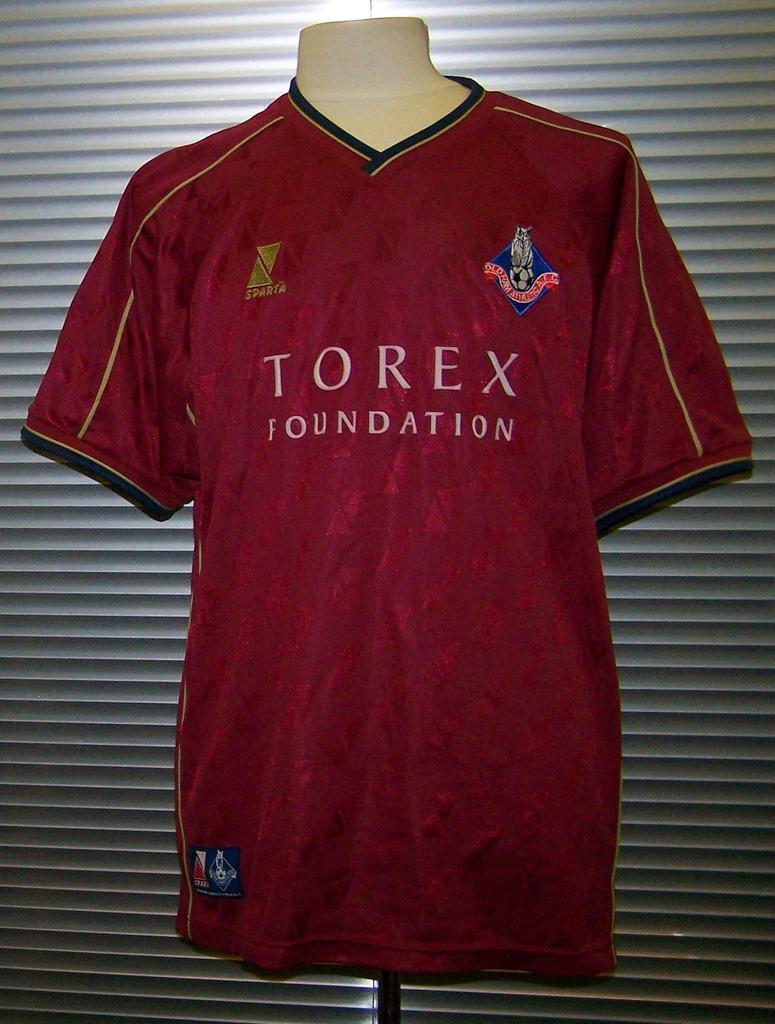 maillot équipe de oldham athletic afc exterieur 2002-2003 rétro