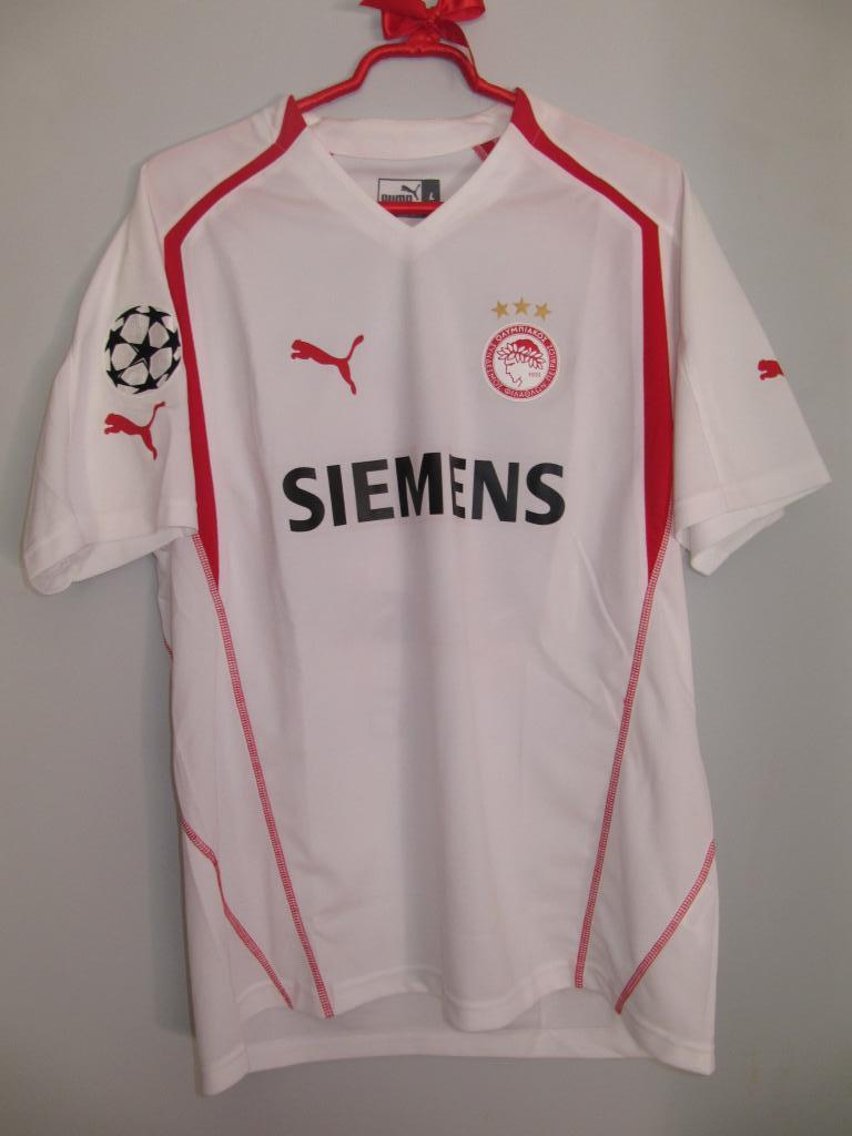 maillot équipe de olympiakos exterieur 2005-2006 rétro