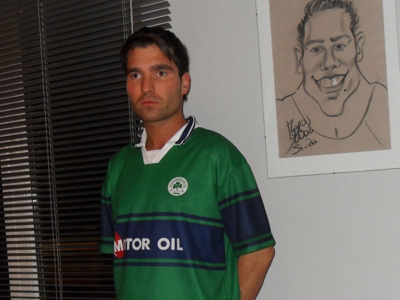 maillot équipe de panathinaikos domicile 1999-2000 rétro