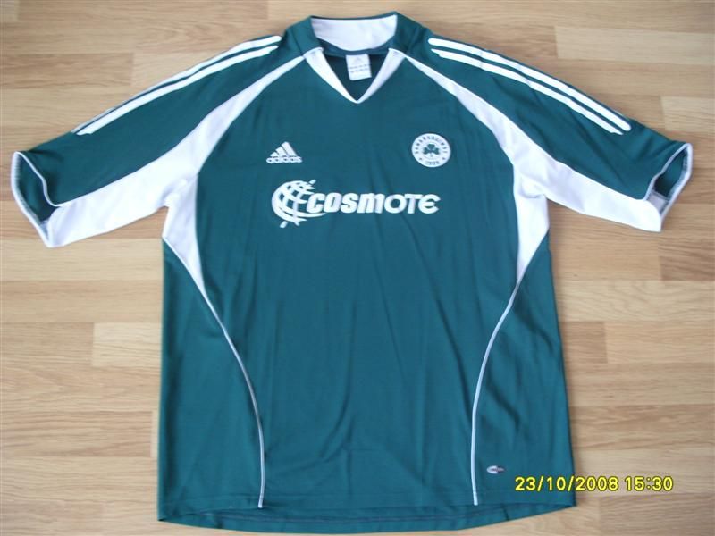 maillot équipe de panathinaikos domicile 2005-2006 rétro