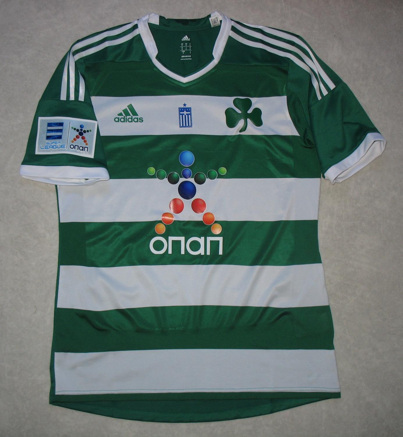 maillot équipe de panathinaikos domicile 2013-2014 rétro