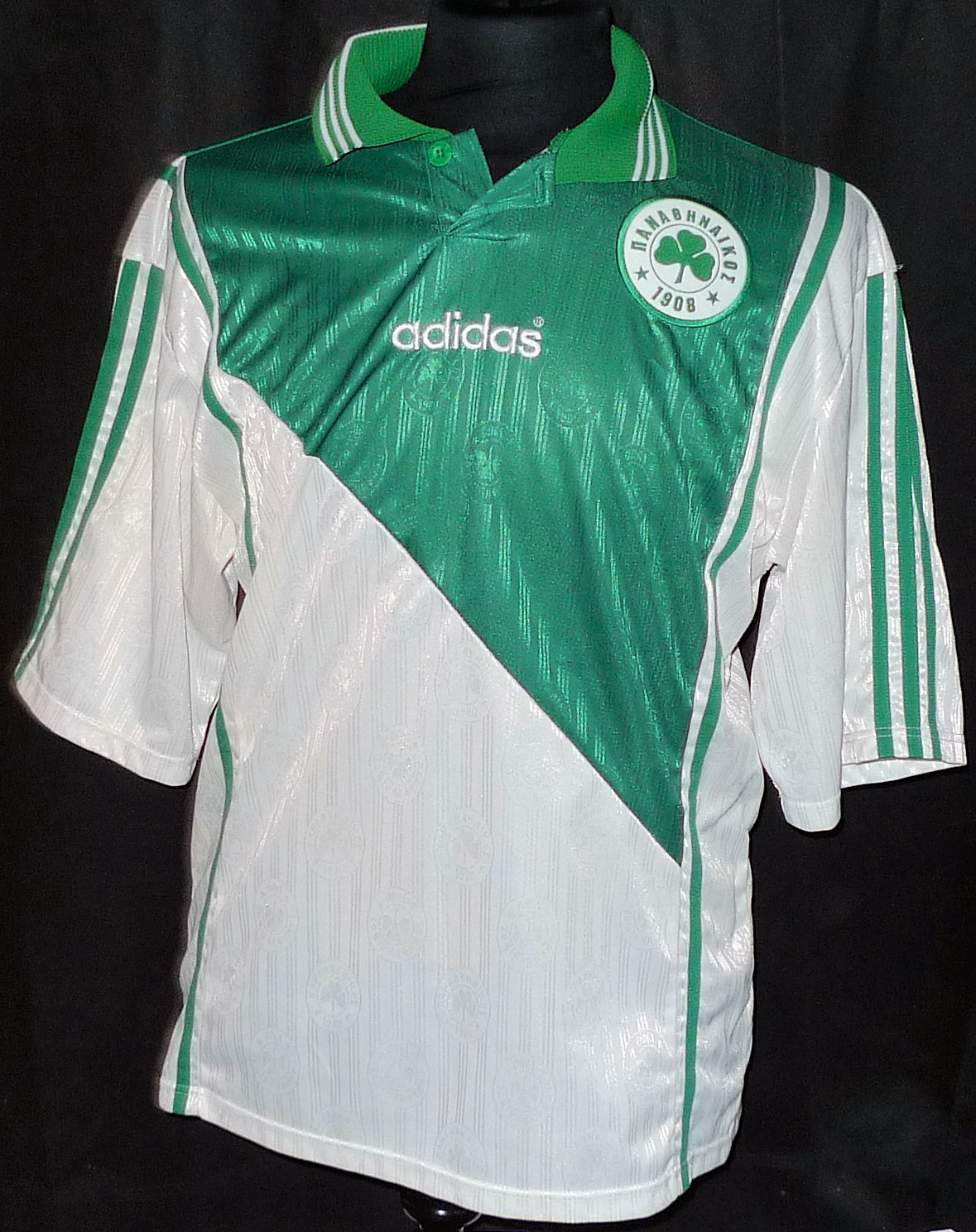 maillot équipe de panathinaikos exterieur 1996-1997 rétro